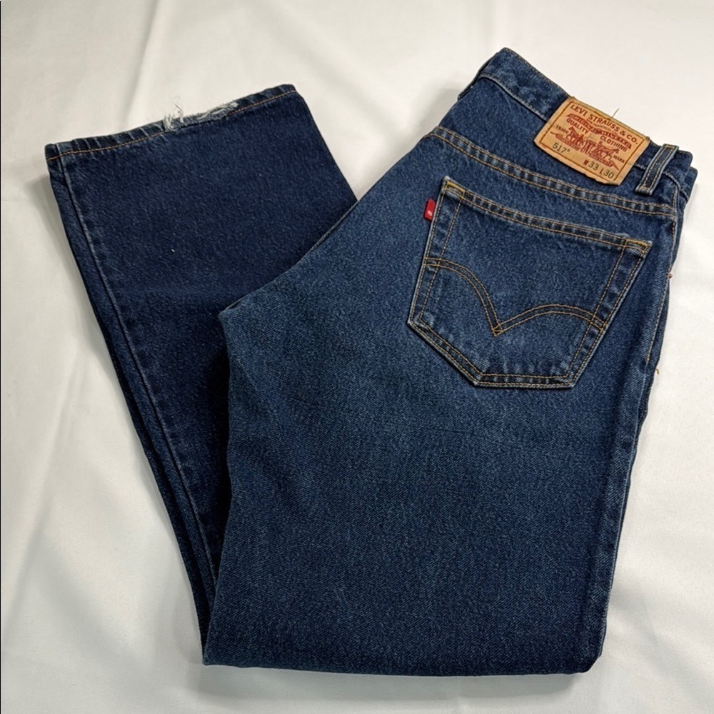 Levi's‎ Classic Blue Straight-Leg Jeans with Rich Indigo Finish